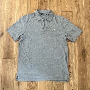 Travis Mathew Gray Golf Polo size L
